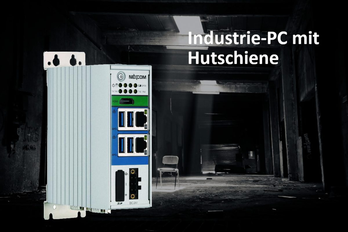 Wie erfolgt eine Hutschienenmontage von Industrie-PCs?